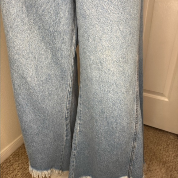 FARM Rio Blue Flare Wide Leg Jeans - Picture 8 of 12